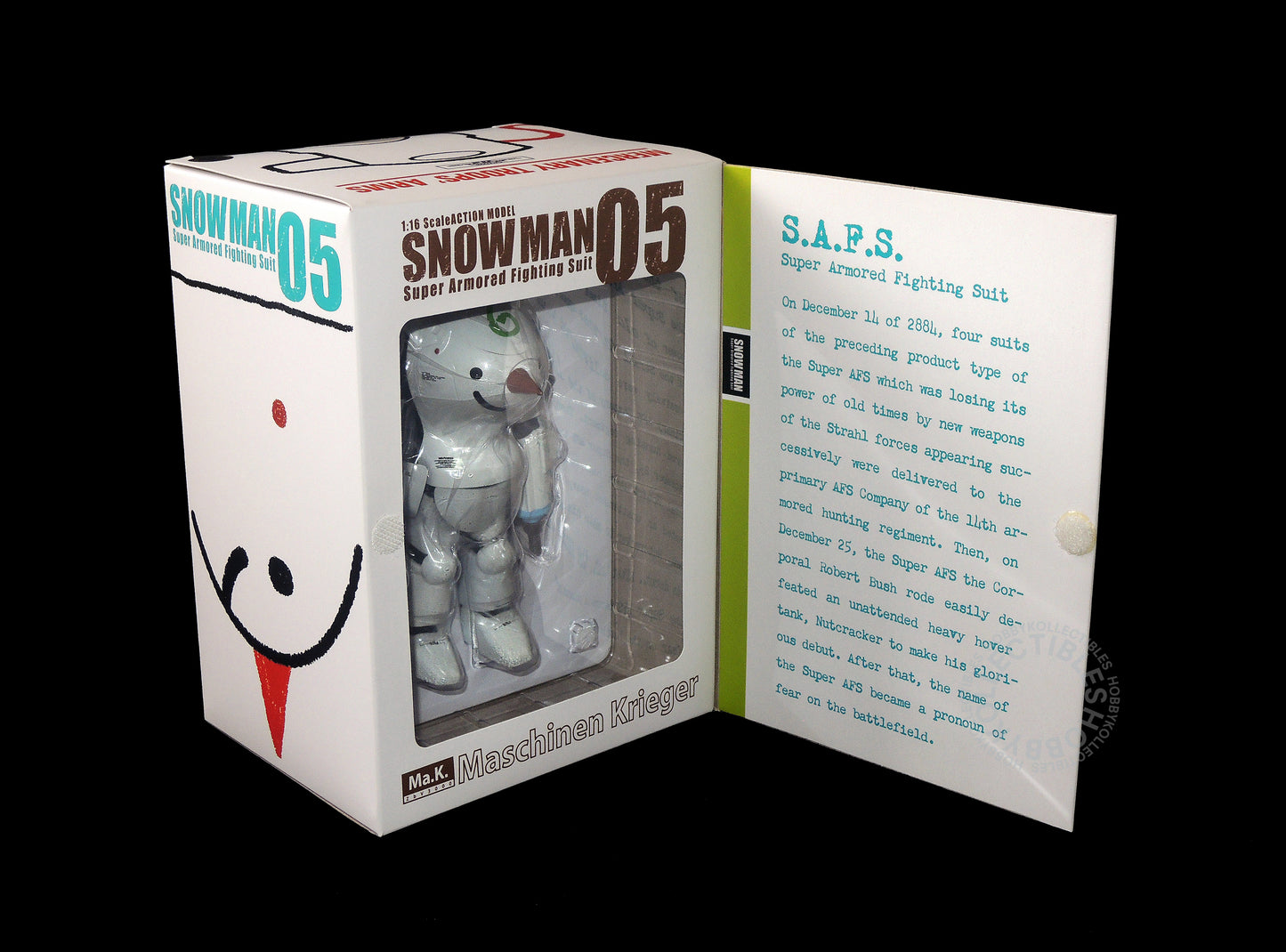 Ma.K SF3D Sentinel 1/16 SAFS Snowman Action Figure Factory Sealed