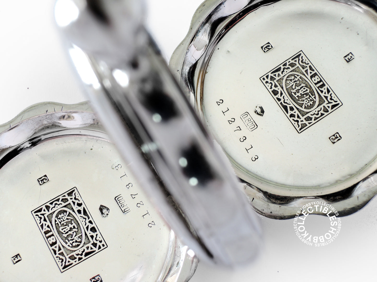 French Silver Fancy Hunter Case Chinese Market Pocket Watch NEED REPAIR