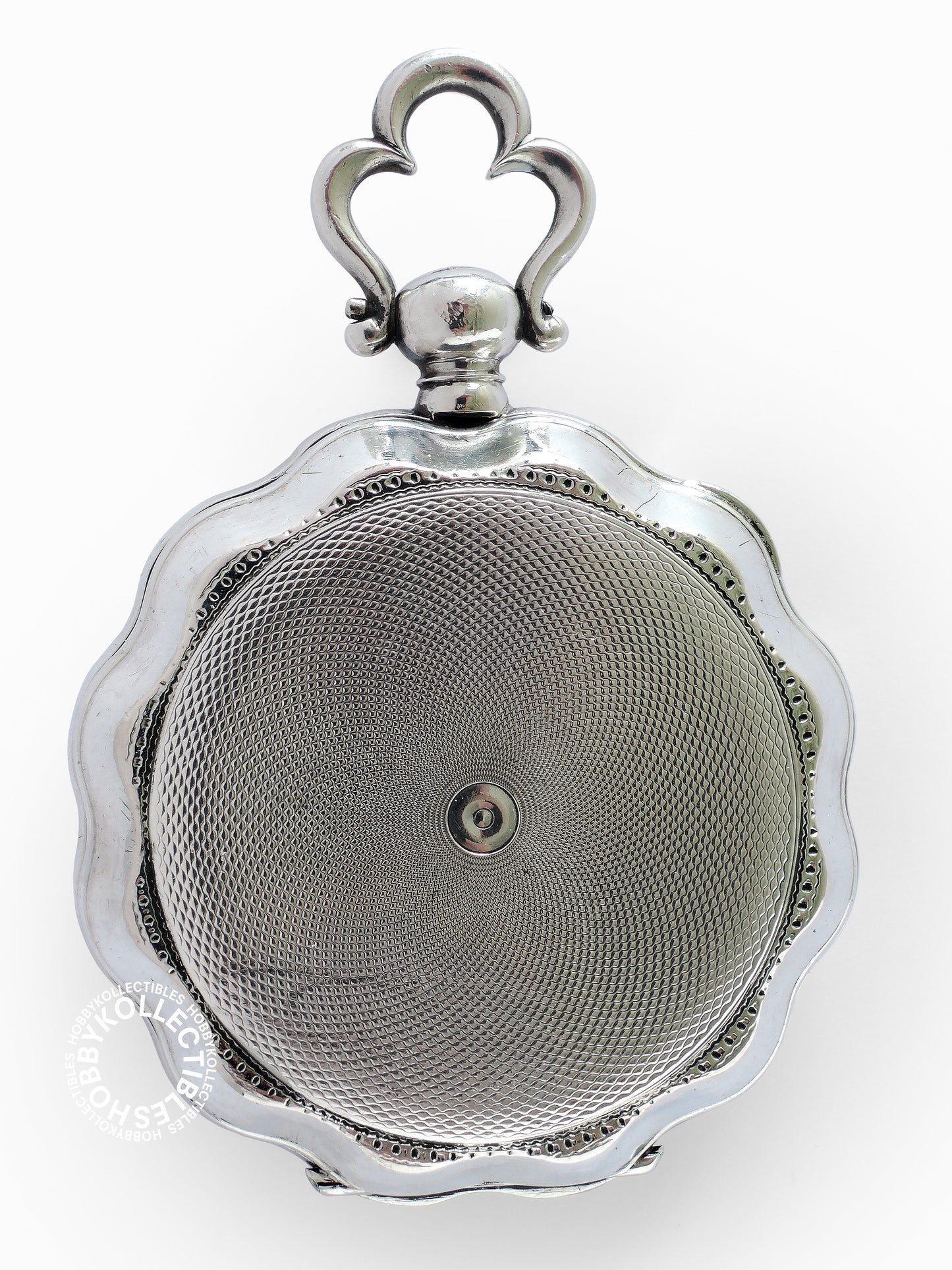 French Silver Fancy Hunter Case Chinese Market Pocket Watch NEED REPAIR