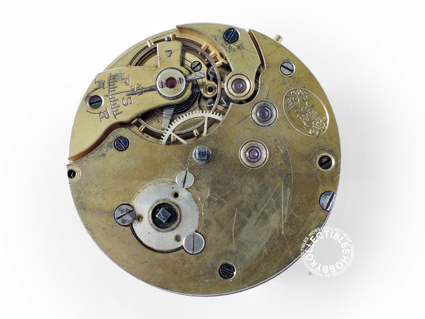 French Silver Fancy Hunter Case Chinese Market Pocket Watch NEED REPAIR