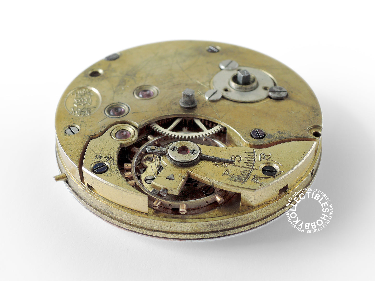 French Silver Fancy Hunter Case Chinese Market Pocket Watch NEED REPAIR