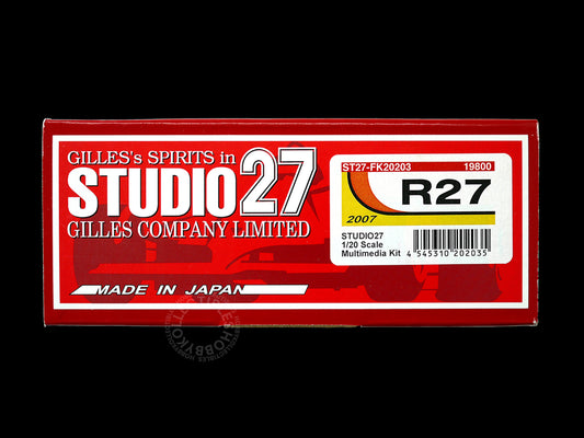 Studio27 1/20 Renault R27 F1 Racing Car Multi-Media Model Kit FK20203