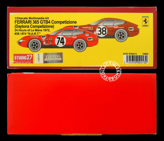 (SOLD) Studio 27 1/24 Ferrari 365 GTB4 Daytona Competizione Multimedia Kit