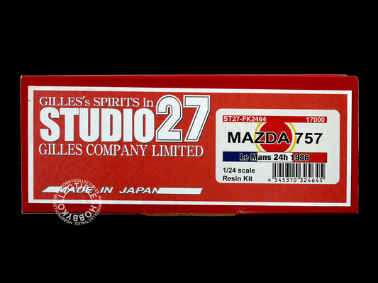 Studio27 1/24 Mazda 757 LM 24h 1986 Multi-Media Model Kit