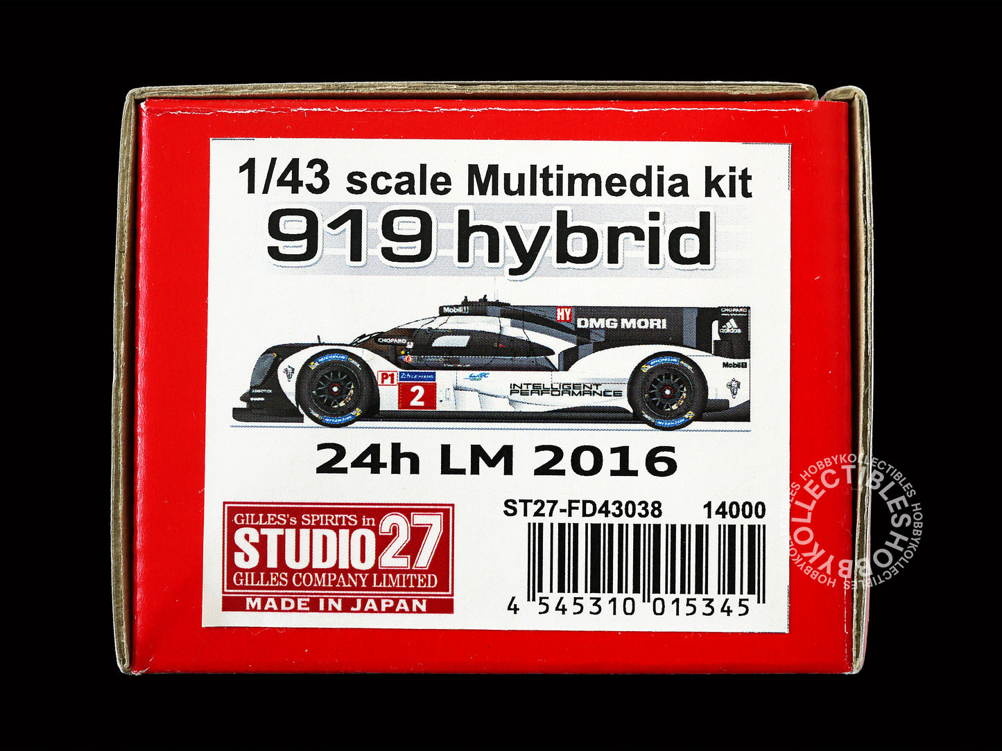 Studio27 1/43 919 Hybrid LM 24h 2016 Multi-Media Metal Model Kit