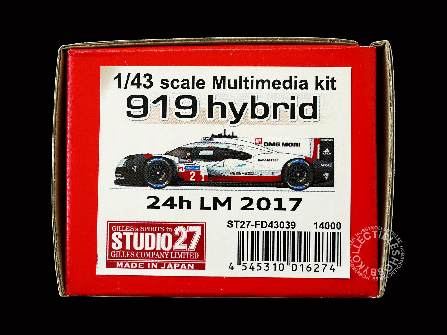 Studio27 1/43 919 Hybrid LM 24h 2017 Multi-Media Metal Model Kit