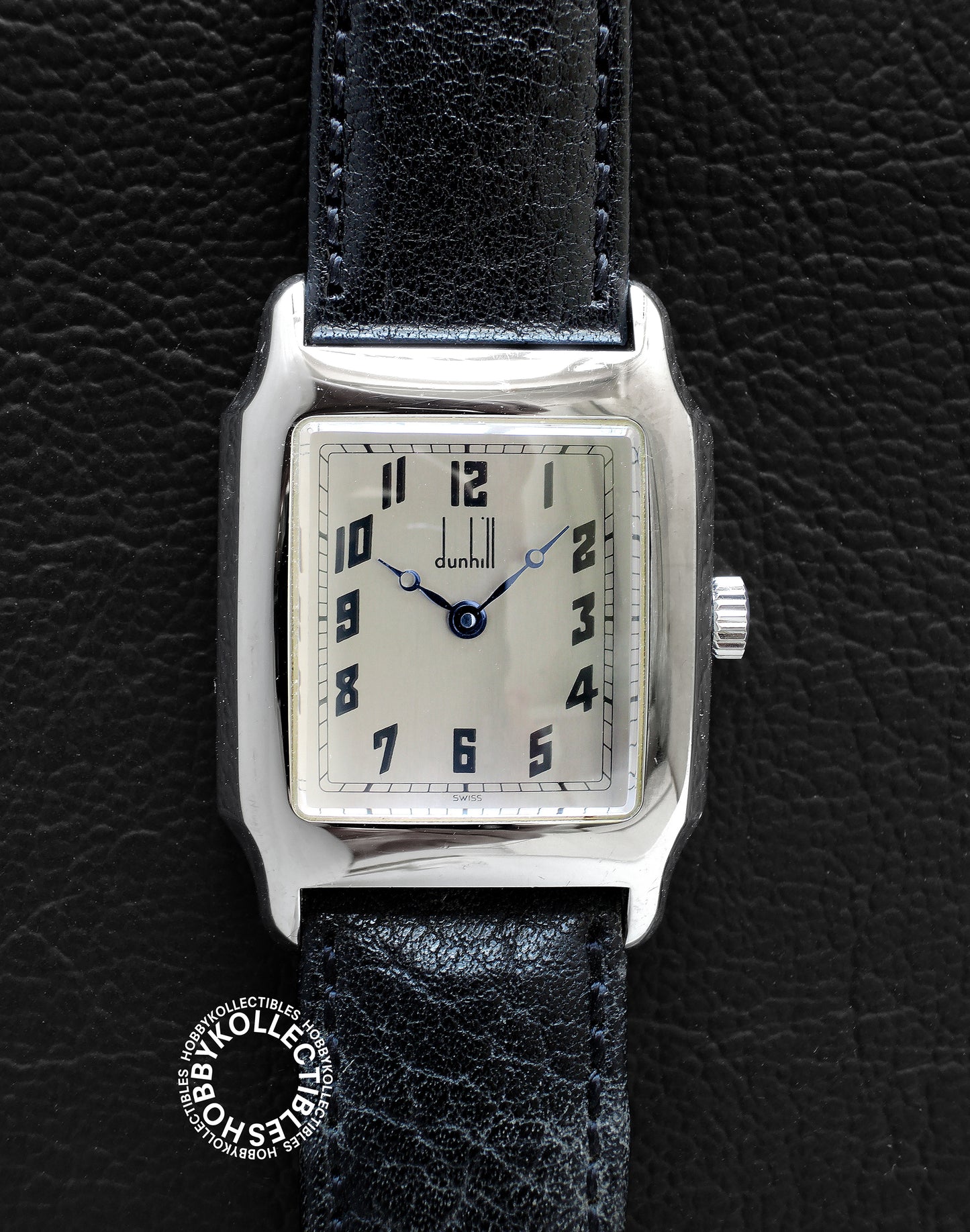 Swiss Vintage Dunhill Centenary Stainless Steel Wrist Watch