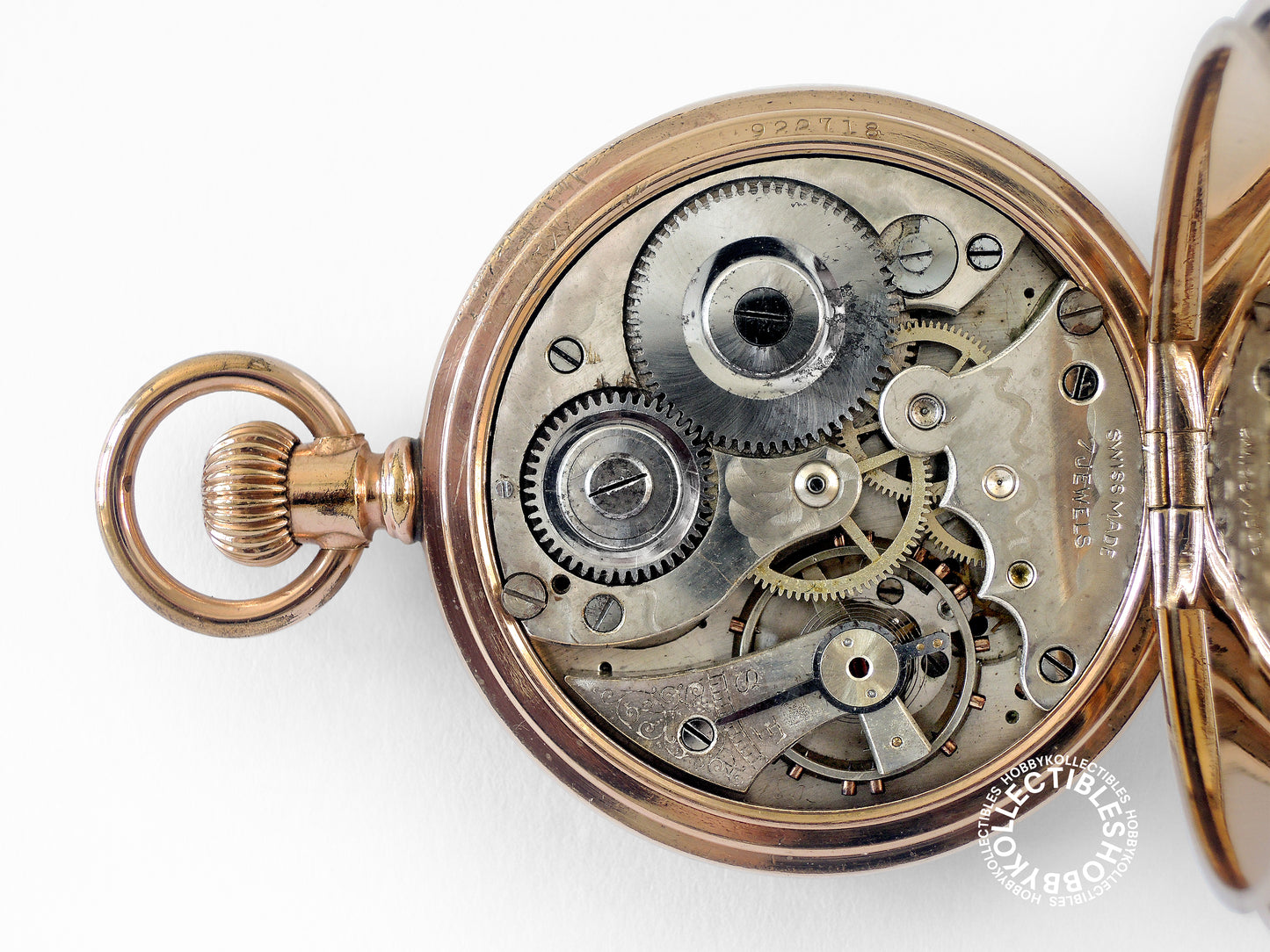 Gold Filled Open Face Lever Escapement Pocket Watch