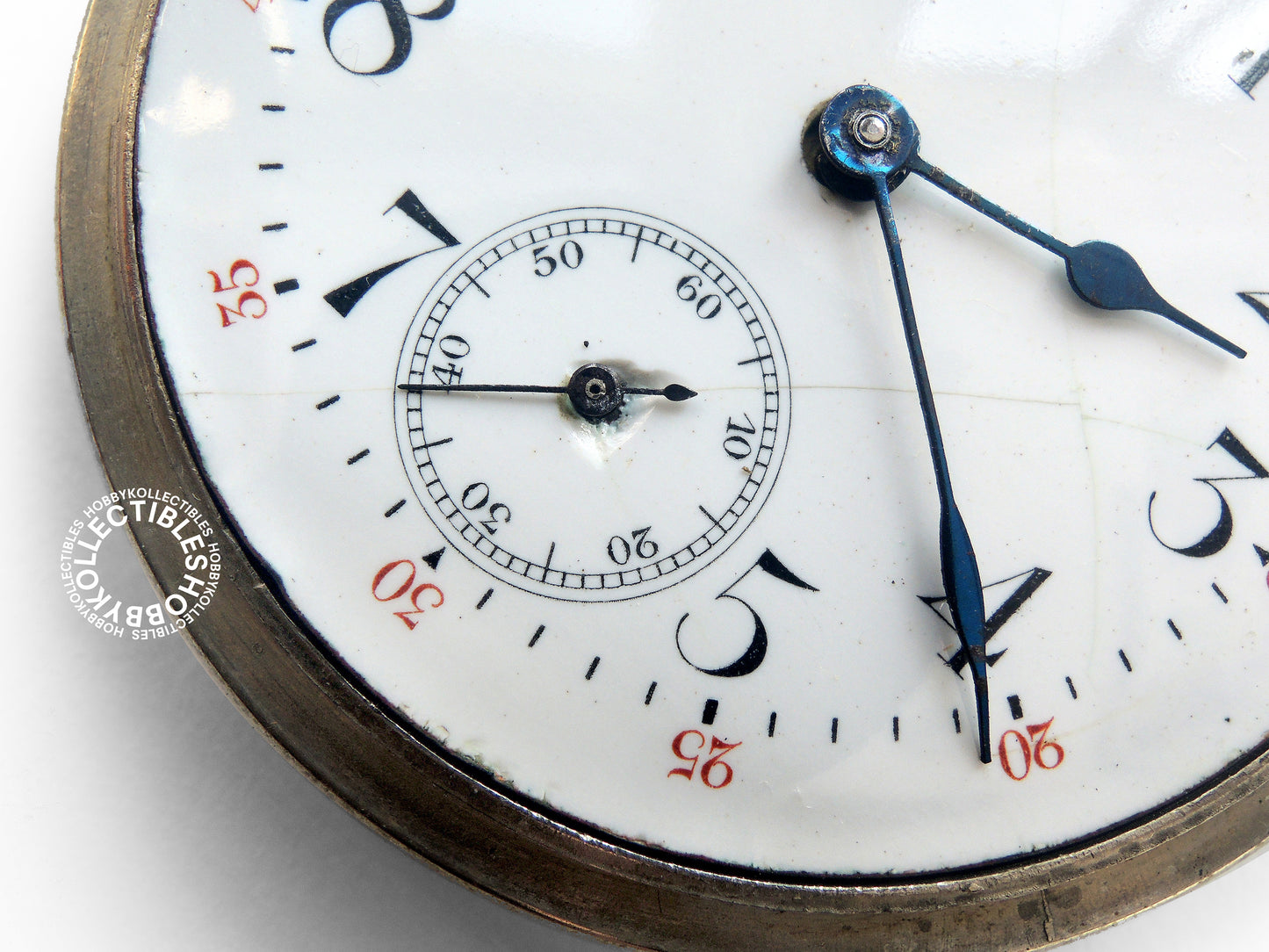 Swiss Nickel Lever Pocket Watch MISSING Swan Neck Regulator