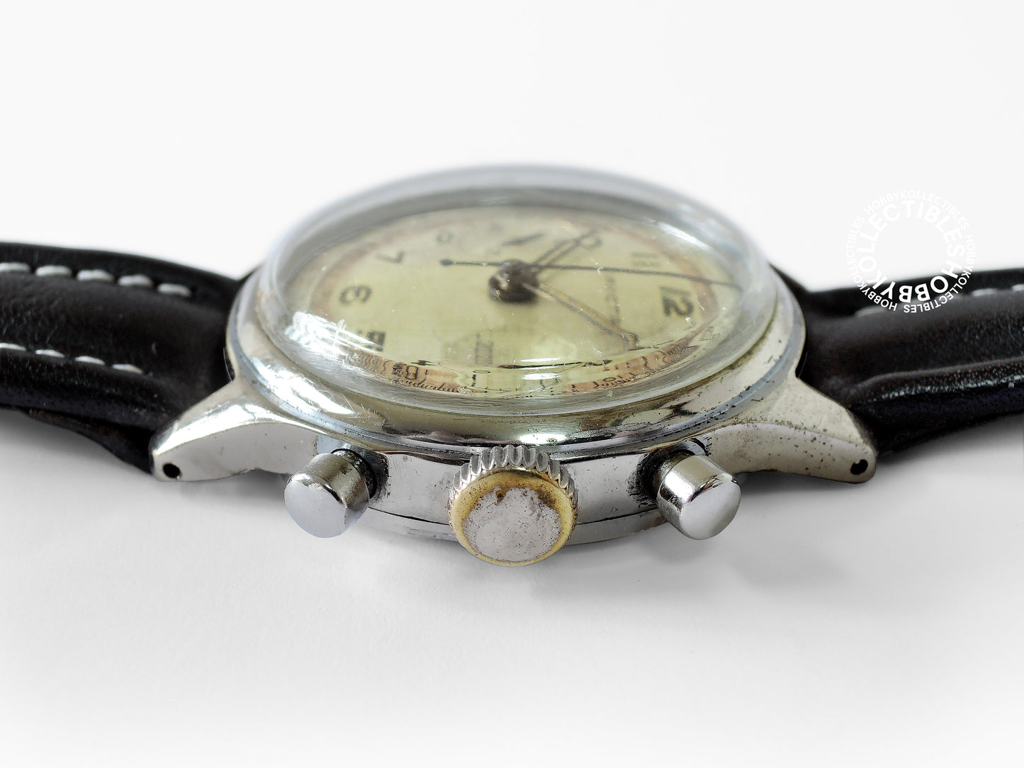 Swiss Vintage Invictor Chronograph Wrist Watch Need Service