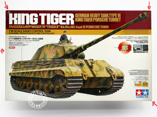 Tamiya Vintage 1/16 RC German King Tiger Tank #56007 Model Kit