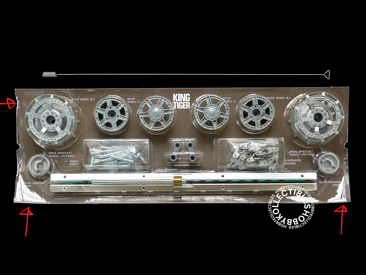 Tamiya Vintage 1/16 RC German King Tiger Tank #56004 Model Kit