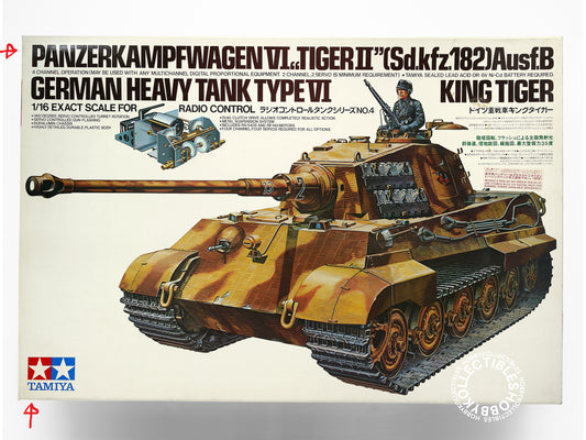 Tamiya Vintage 1/16 RC German King Tiger Tank #56004 Model Kit