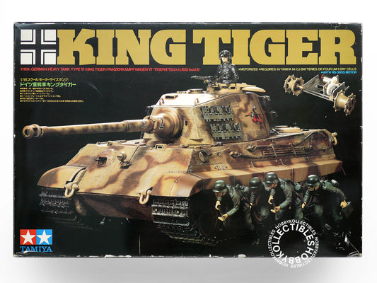Tamiya Vintage 1/16 German Tank King Tiger Motorised Model Kit