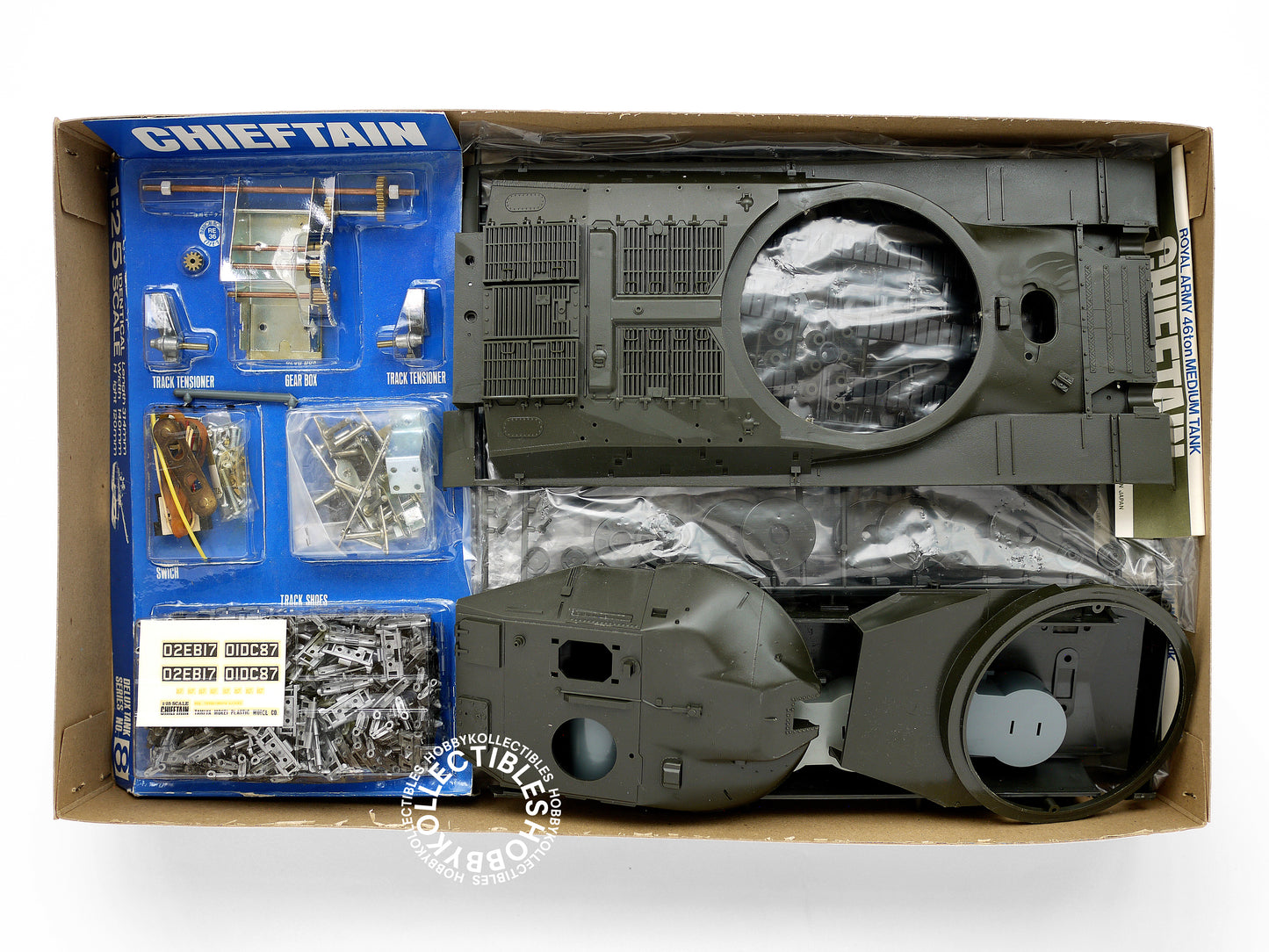 Tamiya Vintage 1/25 Motorised Chieftain Tank Model Kit