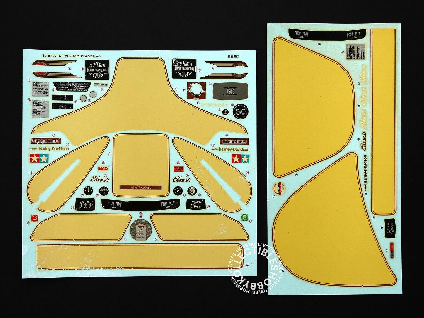 Tamiya Vintage 1/6 Harley Davidson Sidecar Motorcycle Model Kit