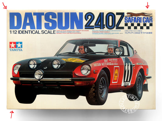 Tamiya Vintage 1/12 Datsun 240Z Safari Rally #12008 Model Kit