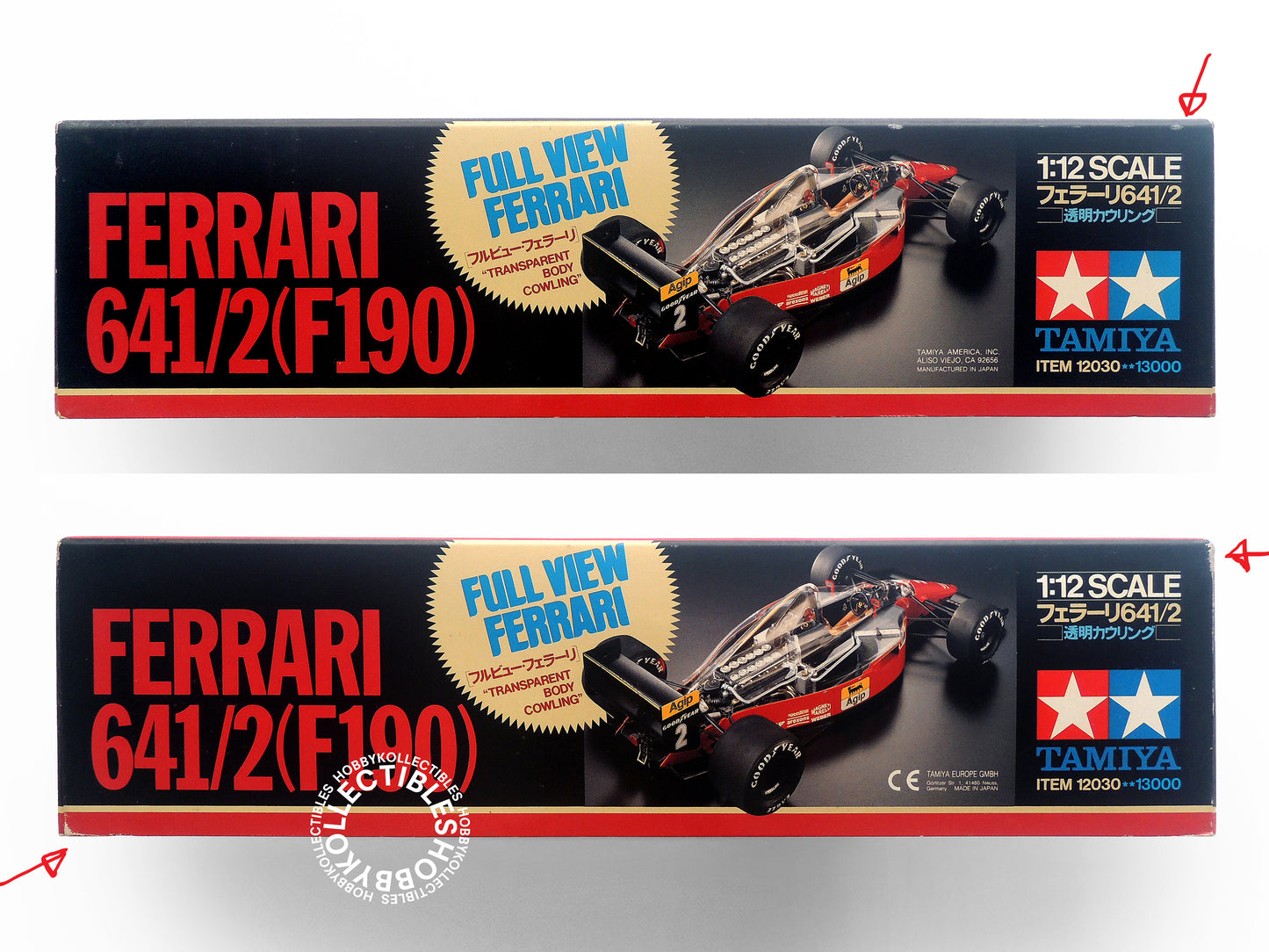 Tamiya 1/12 Full View Ferrari 641/2(F190) F1 Limited Ed. Model Kit