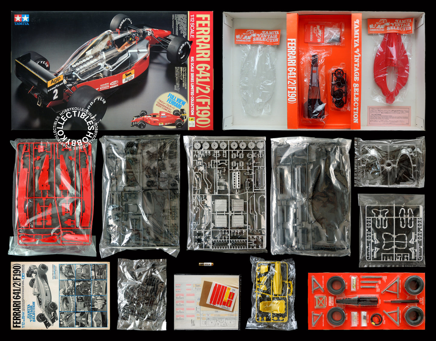 Tamiya 1/12 Full View Ferrari 641/2(F190) F1 Limited Ed. Model Kit