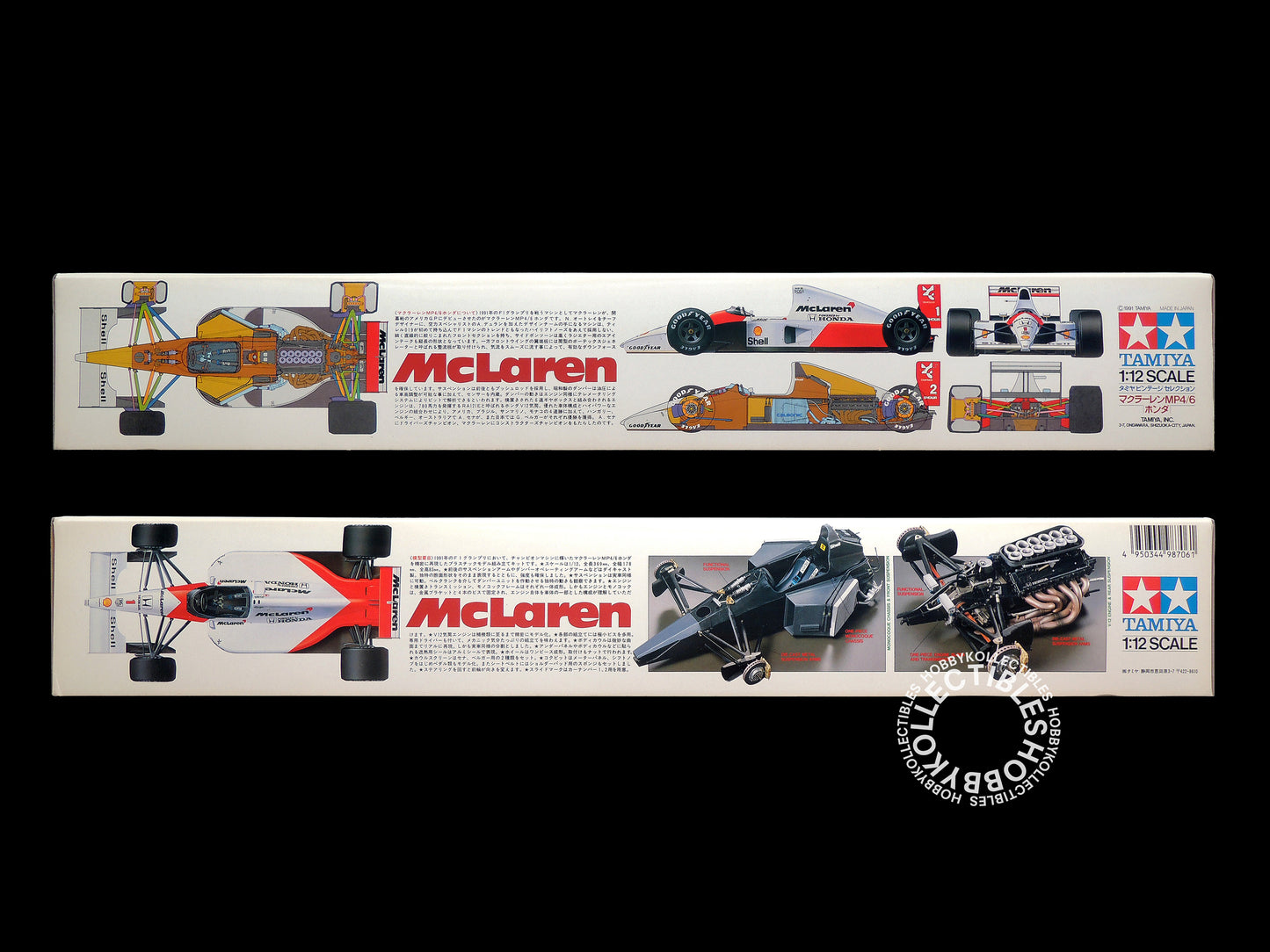 Tamiya 1/12 McLaren MP4/6 Honda F1 #12028 Plastic Model Kit