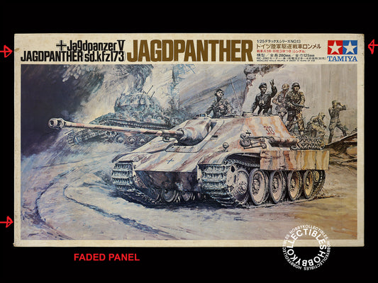 Tamiya Vintage 1/25 Motorised Jagdpanther V DT113 German Tank Model Kit