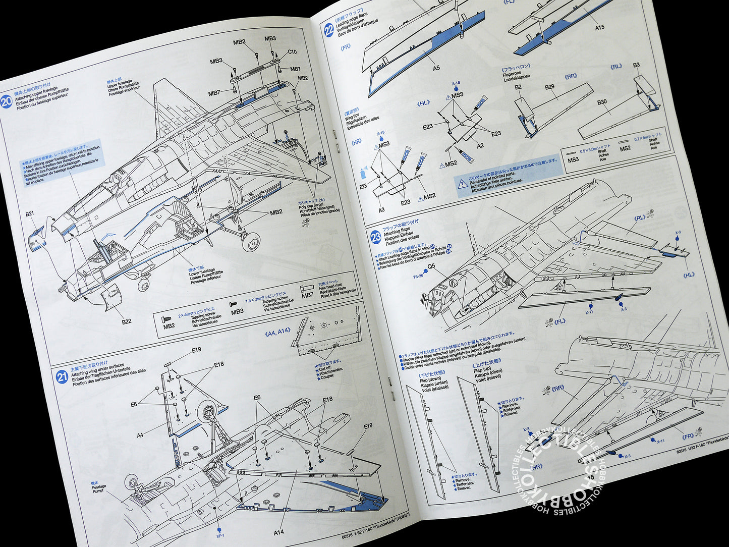 Tamiya 1/32 USAF F-16C Thunderbirds Fighting Falcon Model Kit
