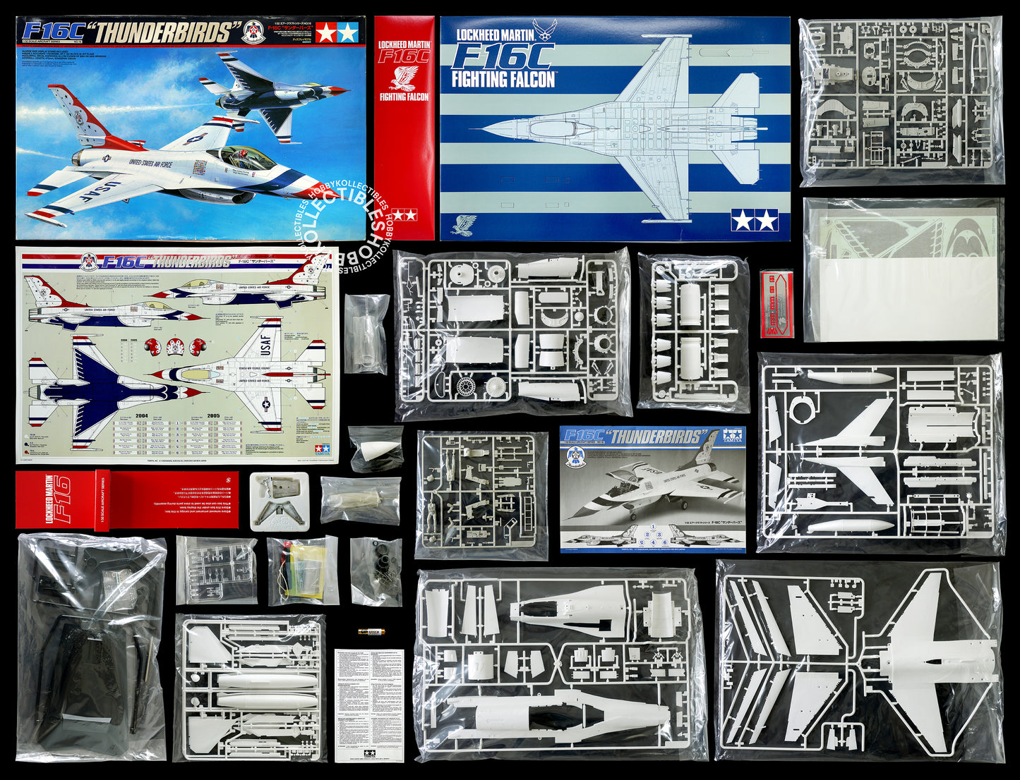 Tamiya 1/32 USAF F-16C Thunderbirds Fighting Falcon Model Kit