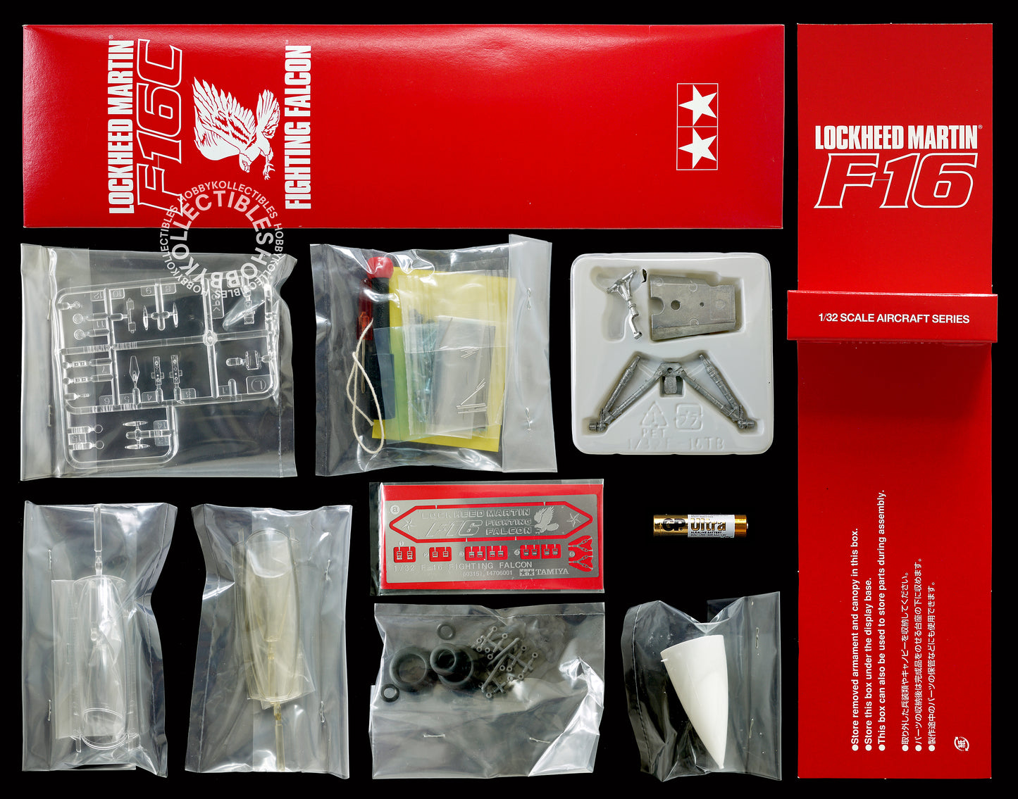 Tamiya 1/32 USAF F-16C Thunderbirds Fighting Falcon Model Kit