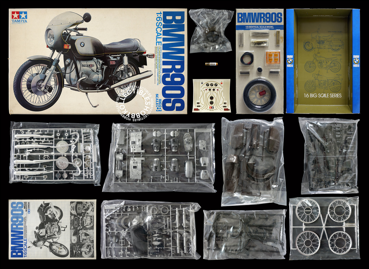 Tamiya Vintage 1/6 BMW R90S BS0608 Motorcycle Model Kit