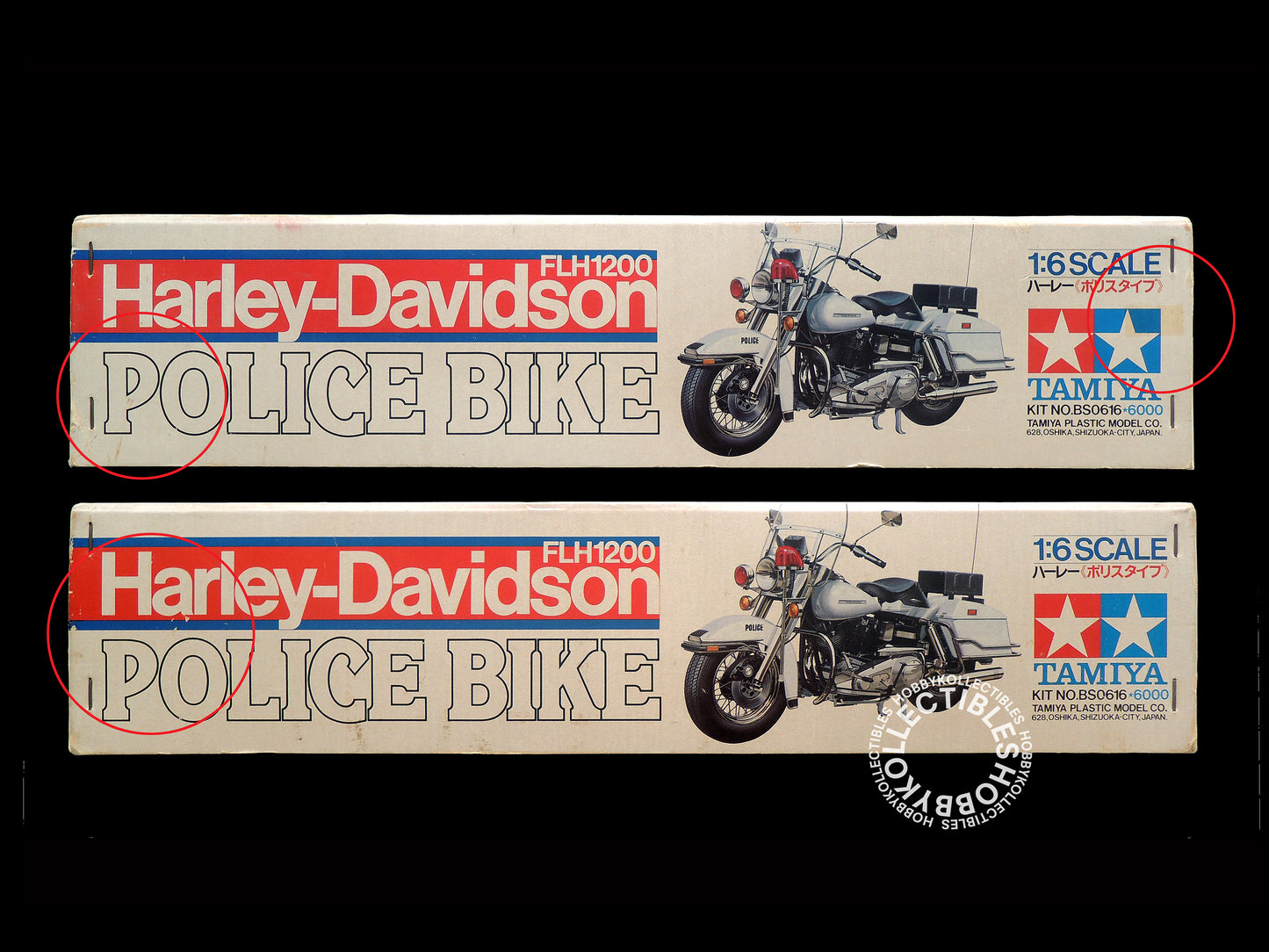 Tamiya Vintage 1/6 Harley Davidson FLH1200 Motorcycle Model Kit