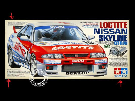 Tamiya Vintage 1/10 RC Loctite Nissan Skyline GT-R N1 #58155 Model Kit