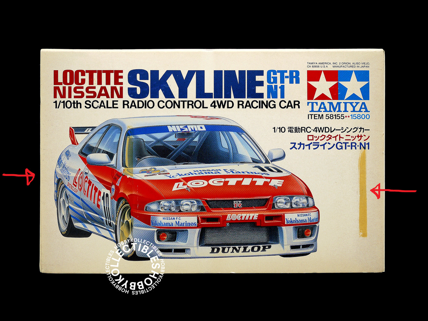 Tamiya Vintage 1/10 RC Loctite Nissan Skyline GT-R N1 #58155 Model Kit