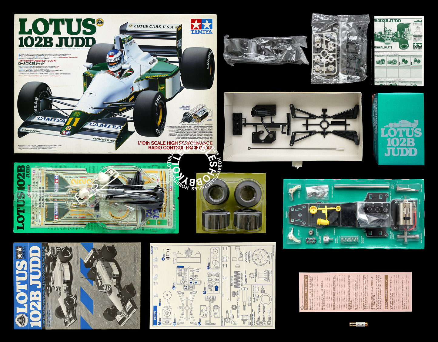 Tamiya 1/10 RC F1 Lotus 102B Judd #58095 Model kit