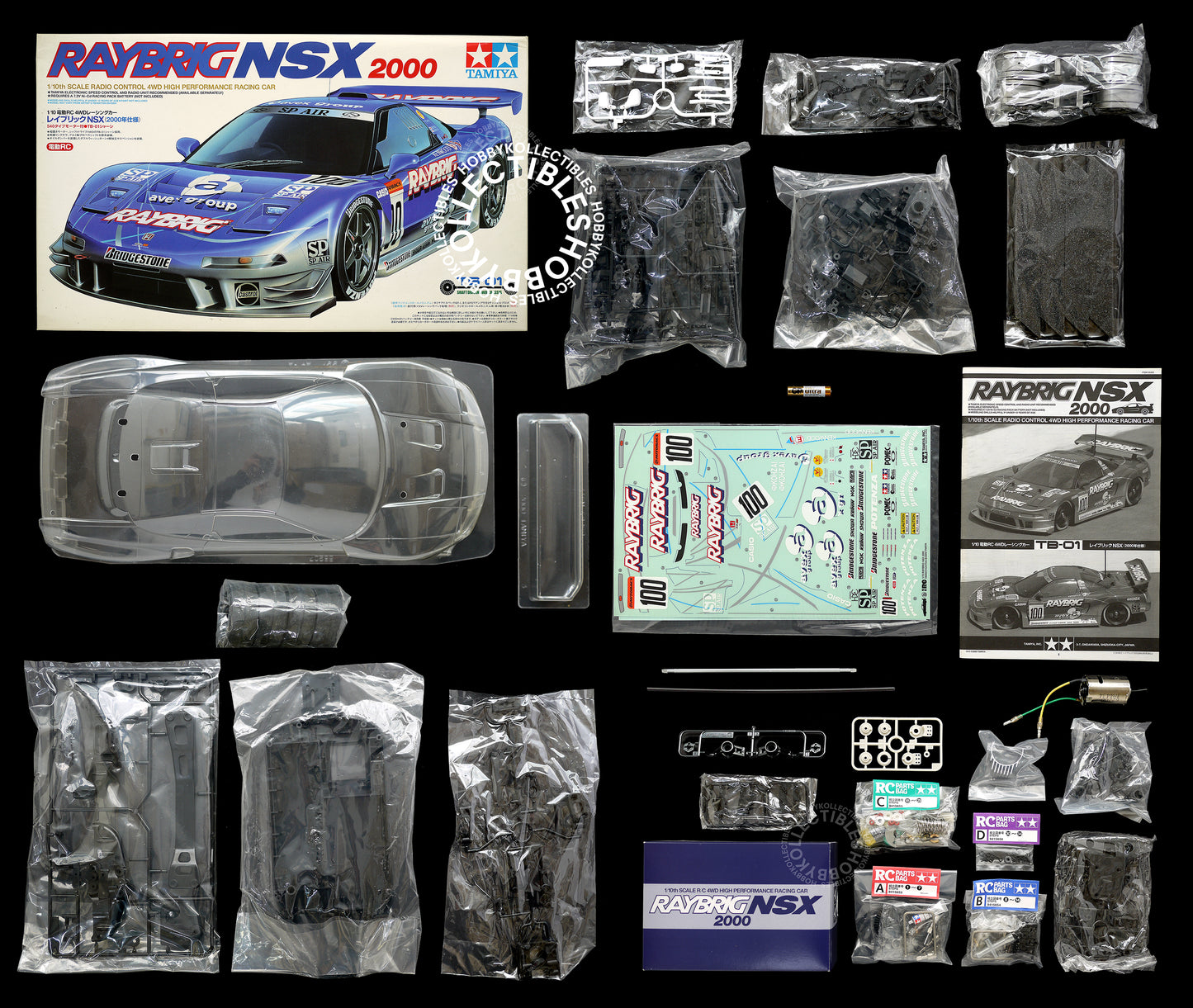 Tamiya 1/10 RC Raybrig NSX 2000 #58262 Model KIT
