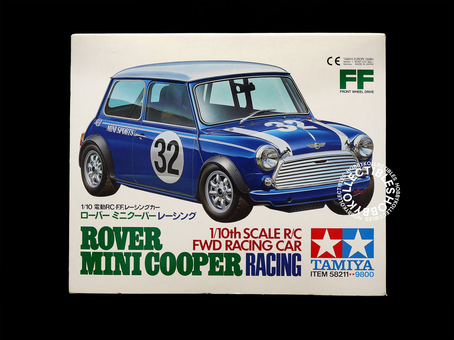 Tamiya 1/10 RC Rover Mini Cooper #58211 FWD Model Kit