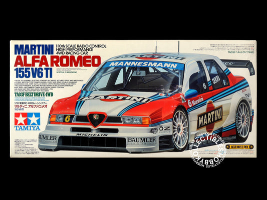 Tamiya Vintage 1/10 RC Martini Alfa Romeo 155 V6 TI #58189