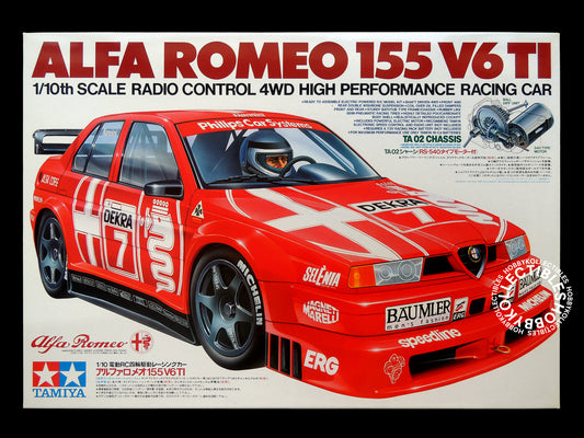 Tamiya 1/10 RC Alfa Romeo 155 V6 TI #58128 TA02 Model Kit