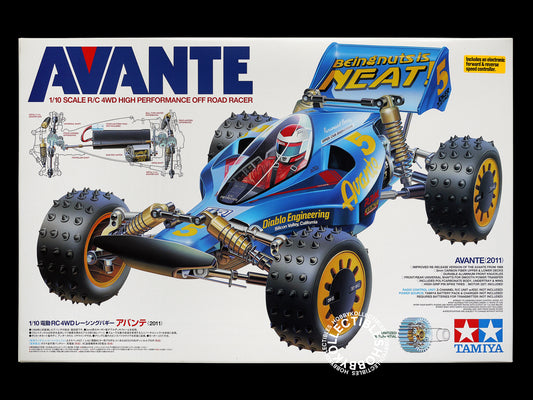 Tamiya 1/10 RC Avante 2011 4WD Racing Buggy #58489 Model Kit
