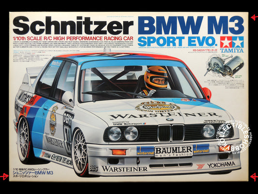 Tamiya 1/10 RC Schneitzer BMW M3 #58113 1st Release Rare