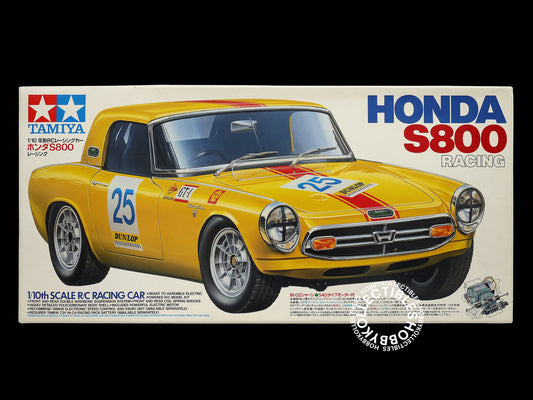 Tamiya 1/10 RC Honda S800 Racing Car #58175 Model Kit