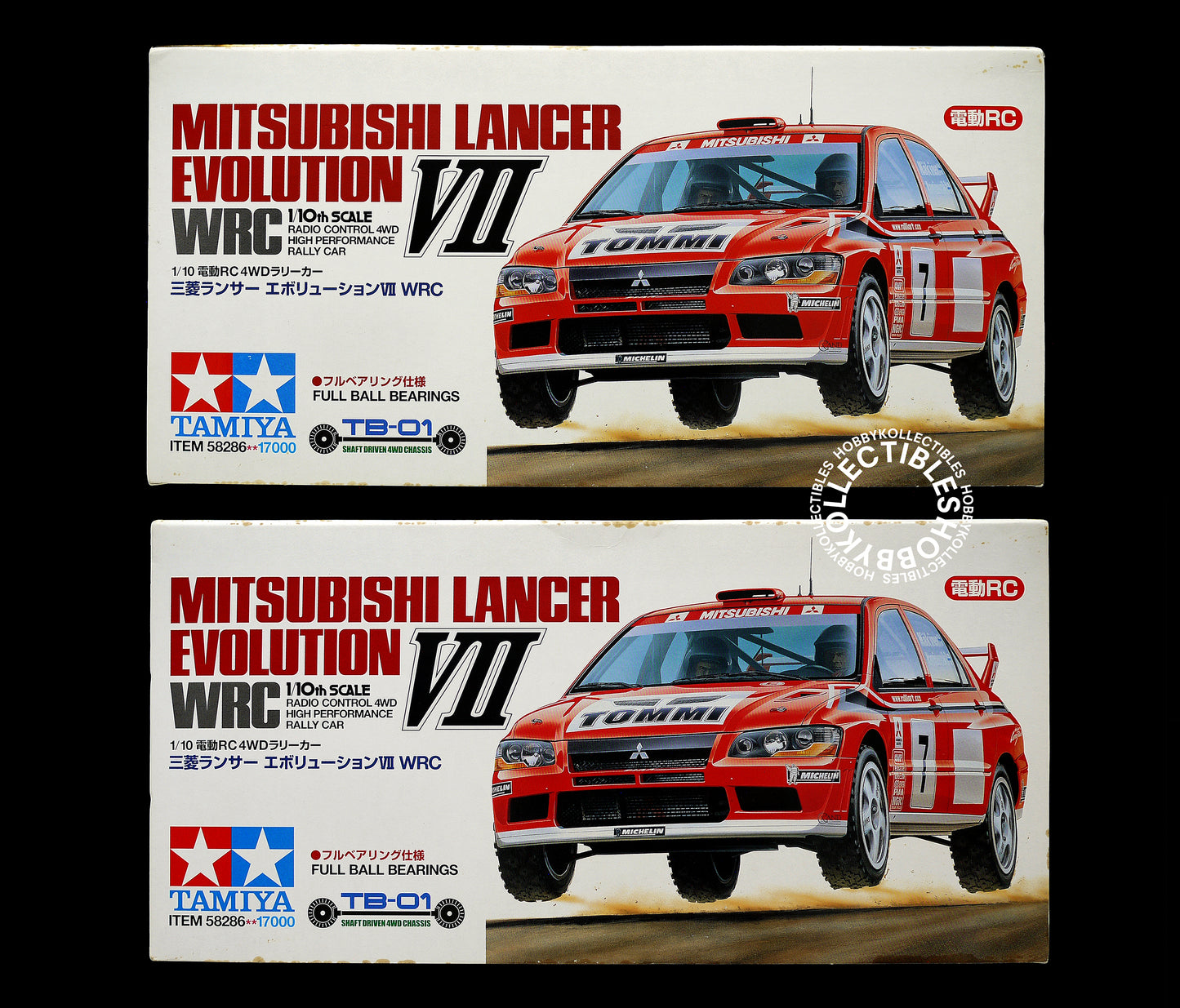 Tamiya 1/10 RC Mitsubishi Lancer Evo. VII WRC 58286 Model Kit