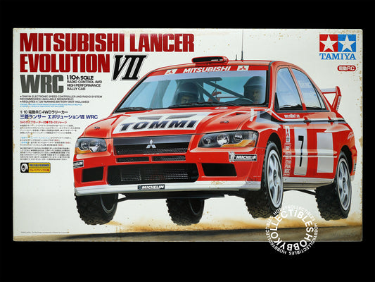 Tamiya 1/10 RC Mitsubishi Lancer Evo. VII WRC 58286 Model Kit