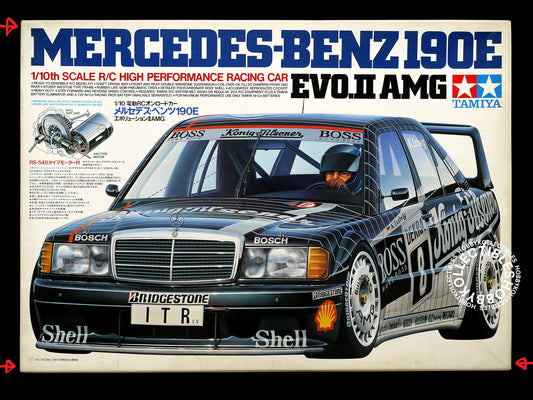 Tamiya 1/10 Vintage RC Mercedes-Benz 190E EVO.II #58108 Model Kit
