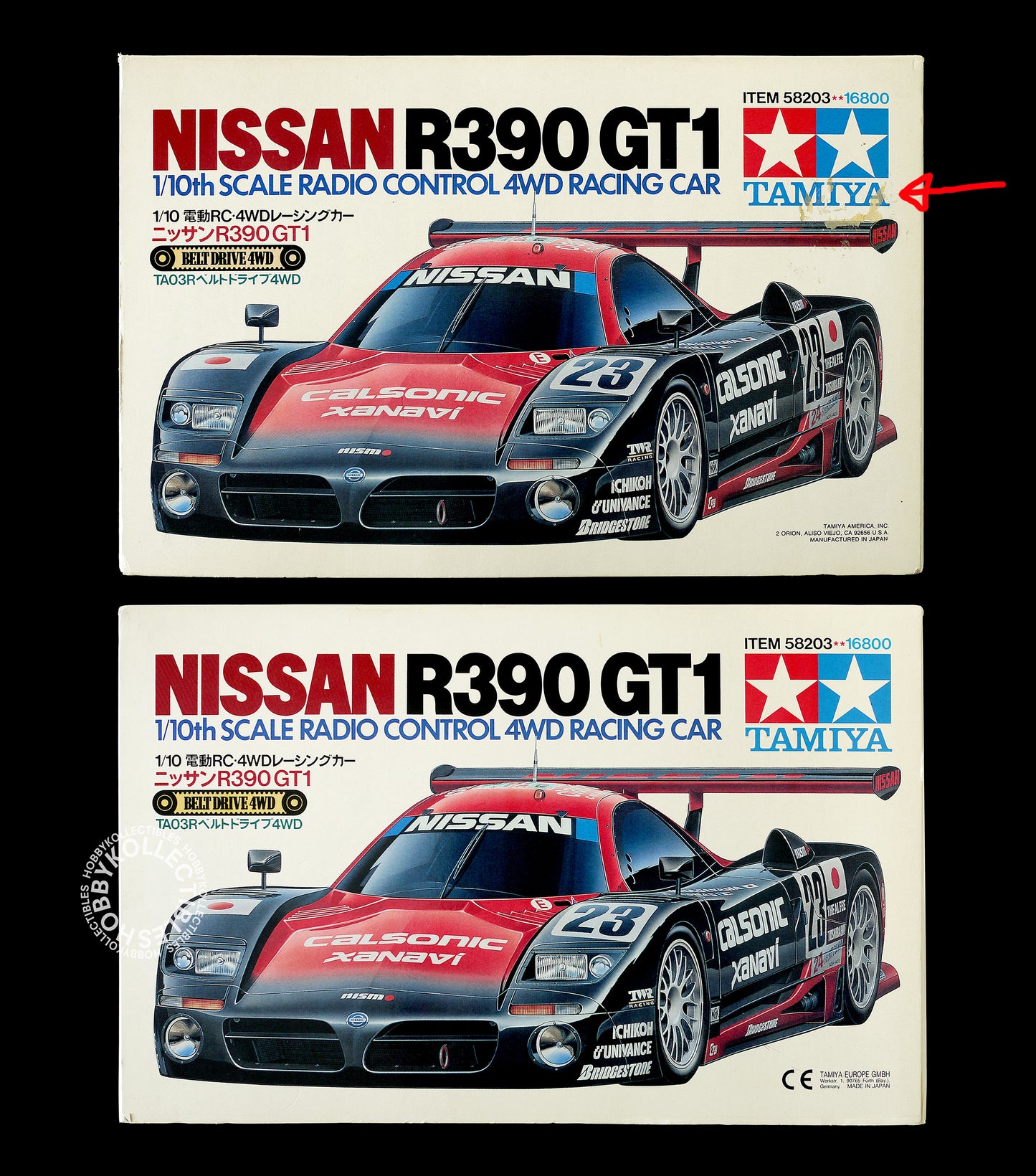 Tamiya Vintage 1/10 RC Nissan R390 GT1 LM #58203 Model Kit