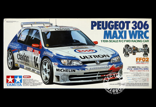 Tamiya 1/10 RC Peugeot 306 Maxi WRC Rally #58224 Model Kit