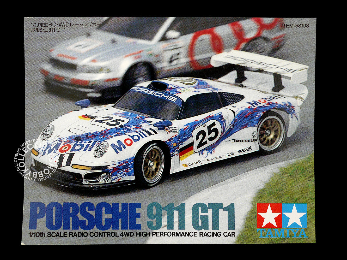 Tamiya Vintage 1/10 RC Porsche 911 GT1 #58193 LM 4WD Model Kit