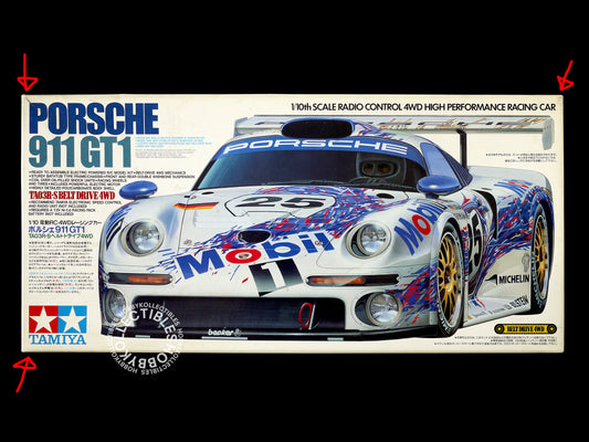 Tamiya Vintage 1/10 RC Porsche 911 GT1 #58193 LM 4WD Model Kit