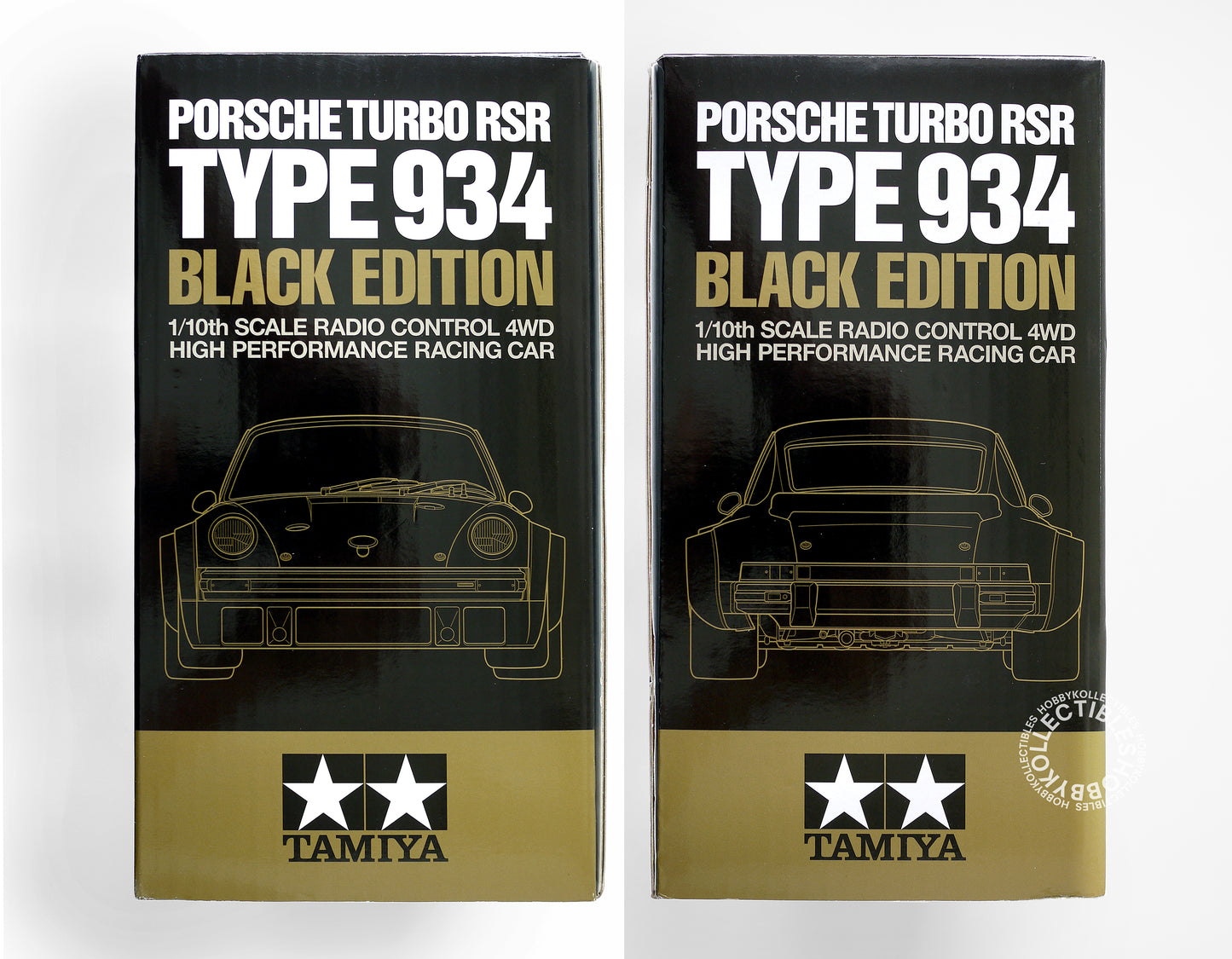 Tamiya 1/10 RC Porsche 934 #47362 50th Ann. LED Black Limited Edition