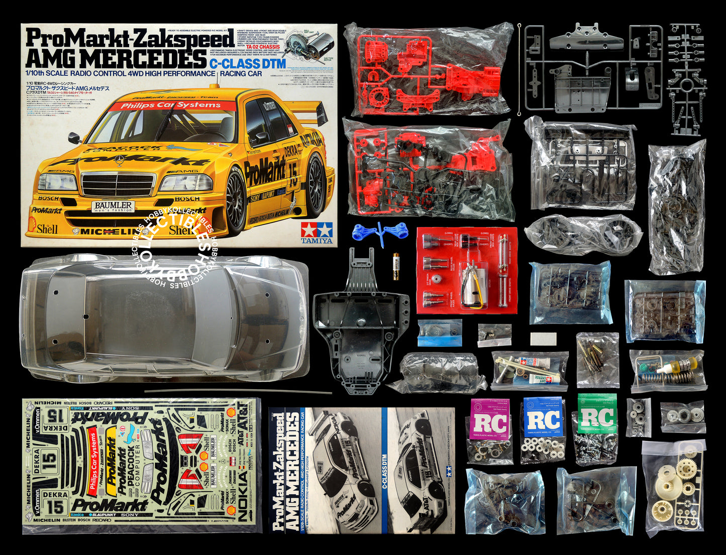 Tamiya Vintage 1/10 RC AMG Mercedes DTM #58145 Model kit