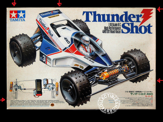 Tamiya 1/10 RC Thunder Shot #58067 Model Kit Rare "1st 100"